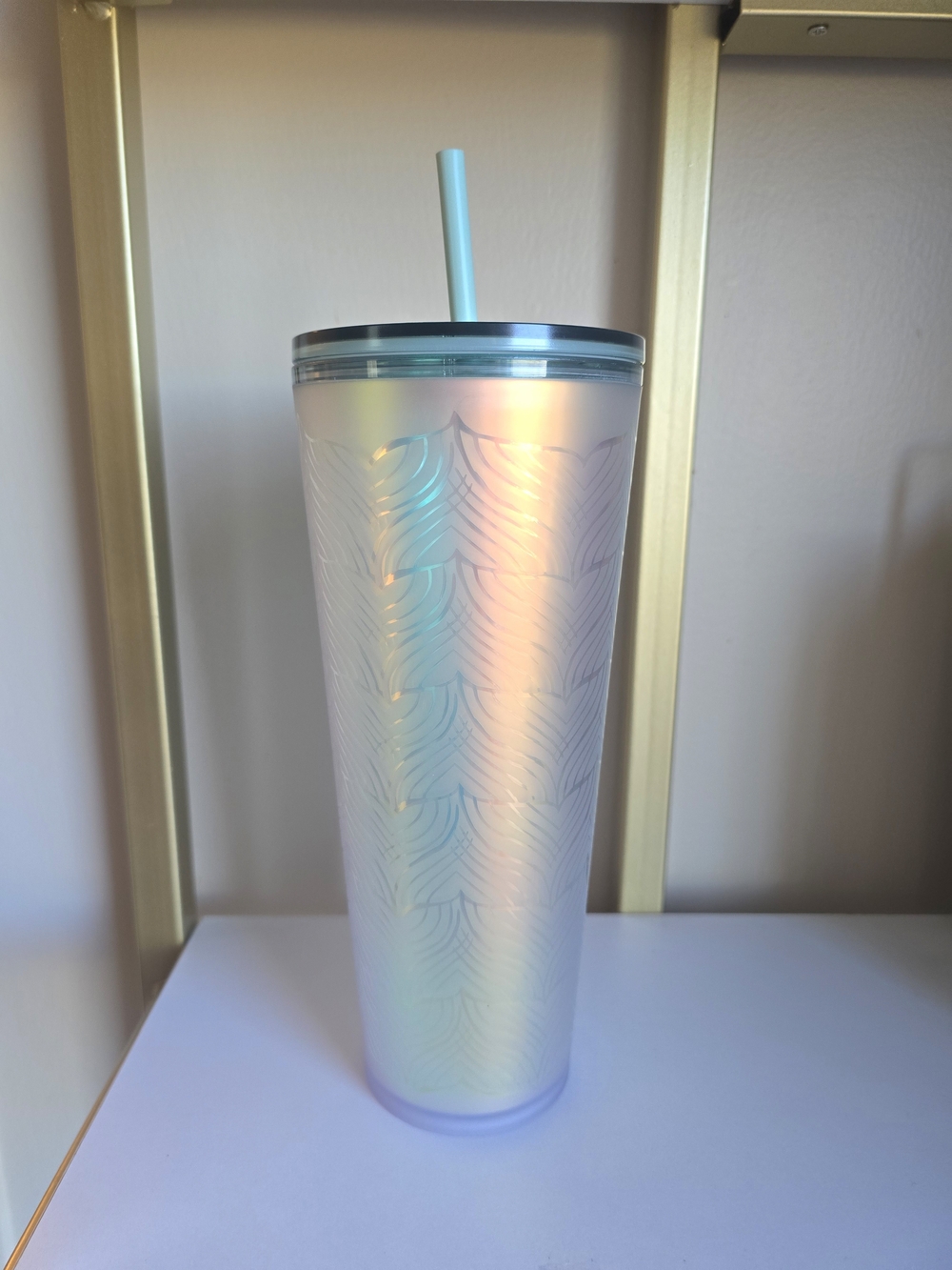 Starbucks Irridescent Mermaid Tail 24oz Tumbler